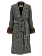 Mossi Bicolor Virgin Wool Coat