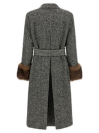 Mossi Bicolor Virgin Wool Coat