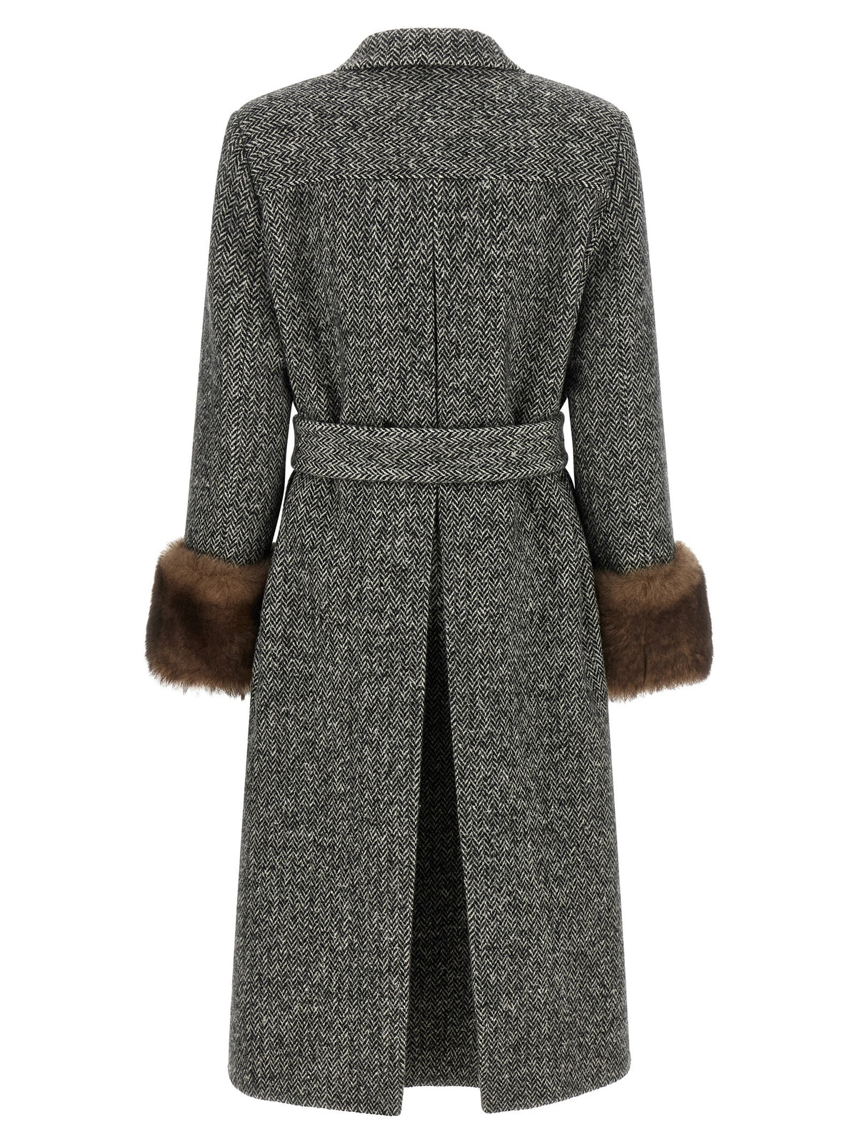 Mossi Bicolor Virgin Wool Coat