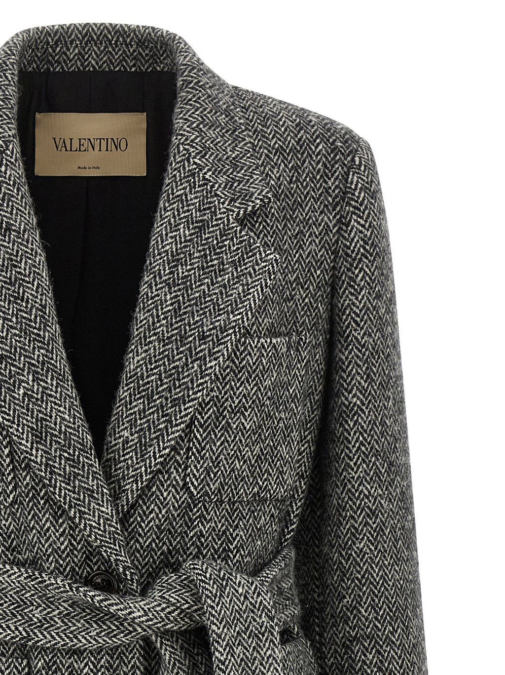 Mossi Bicolor Virgin Wool Coat