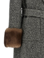 Mossi Bicolor Virgin Wool Coat