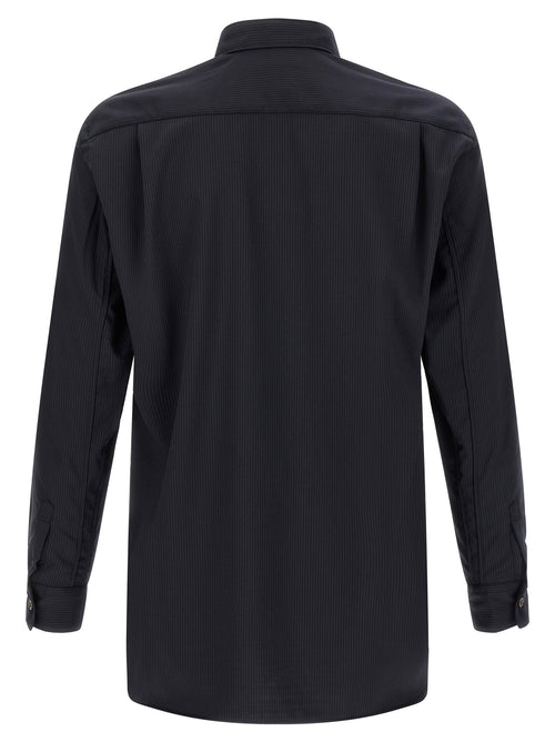 Midnight Blue Pinstripe Shirt