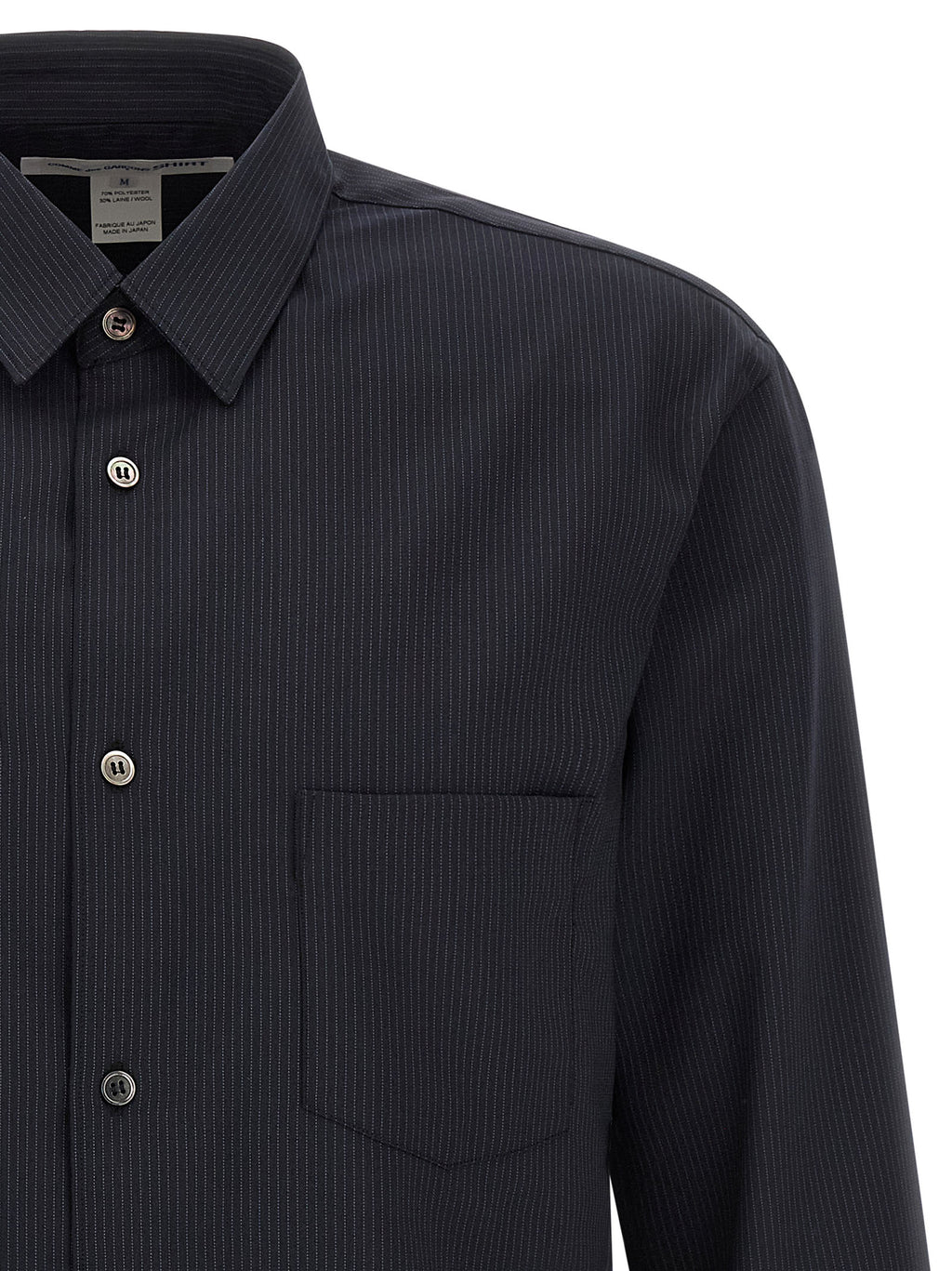 Midnight Blue Pinstripe Shirt