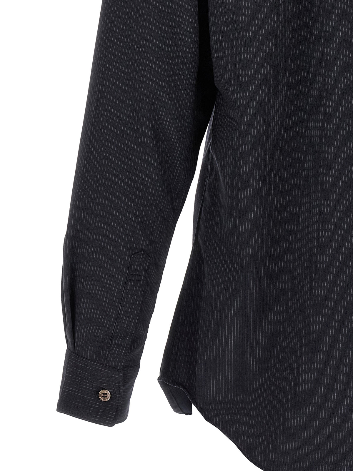 Midnight Blue Pinstripe Shirt