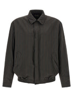 Brown Technical Bomber Jacket