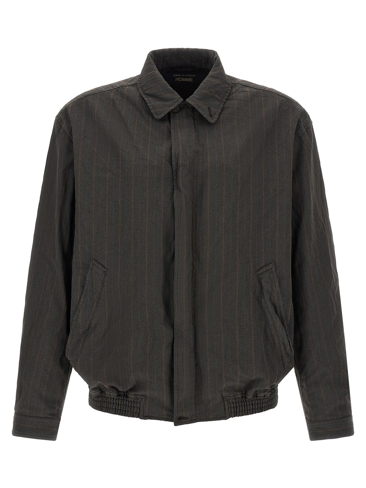 Brown Technical Bomber Jacket