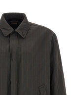 Brown Technical Bomber Jacket