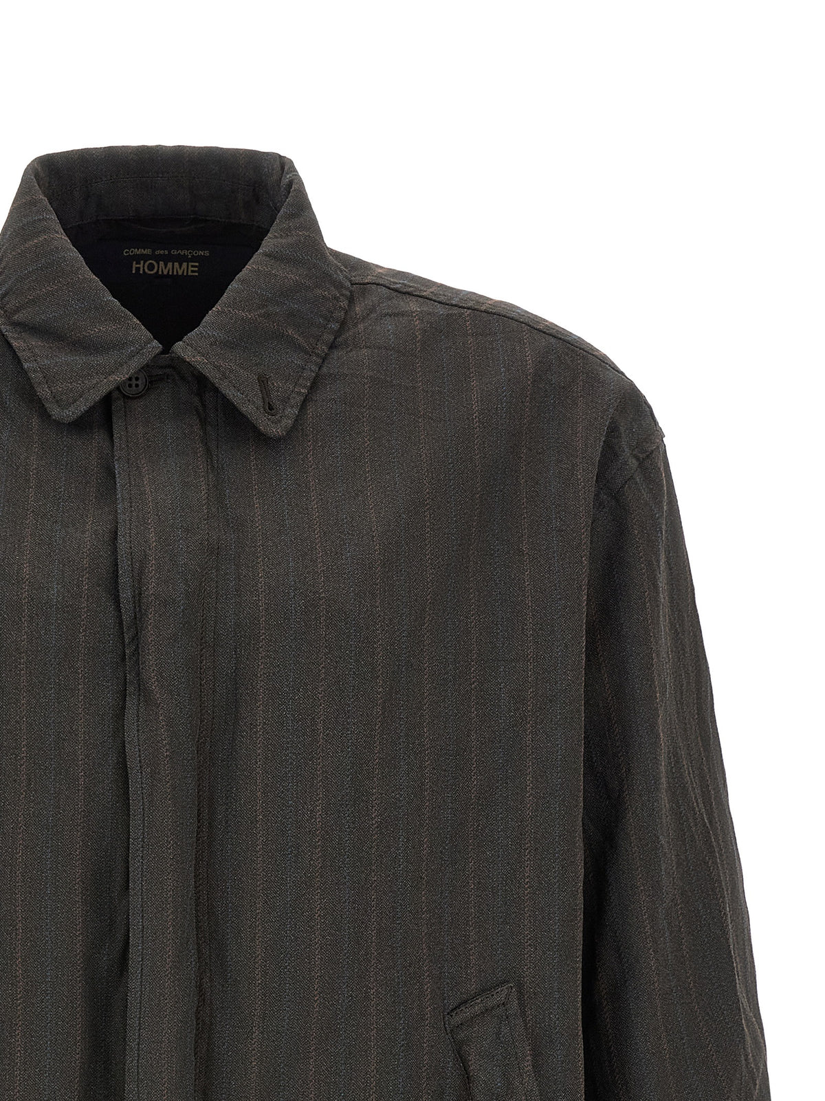 Brown Technical Bomber Jacket