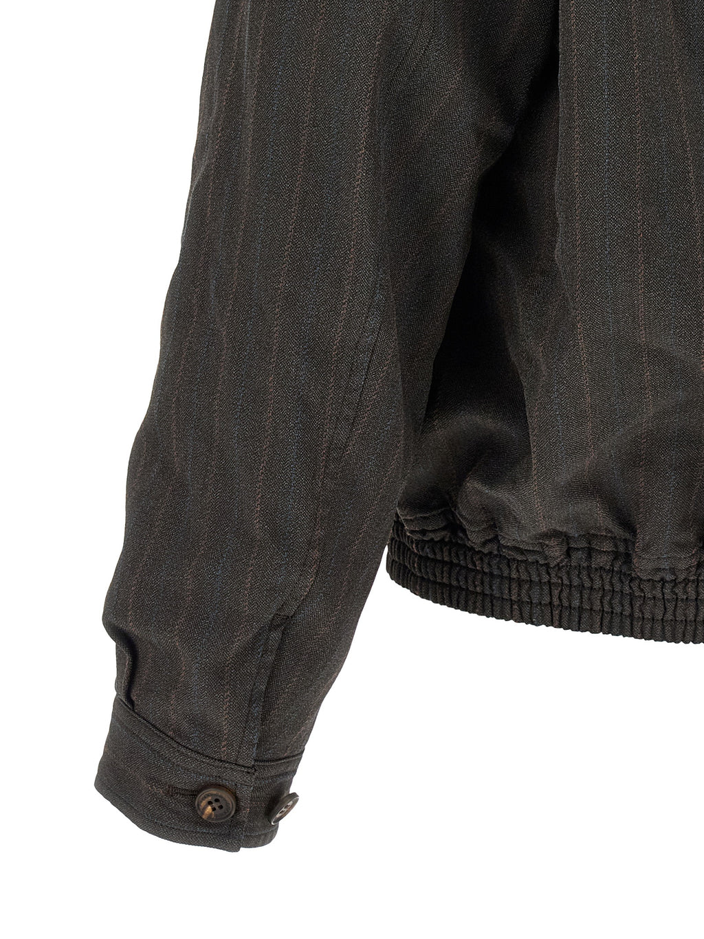 Brown Technical Bomber Jacket