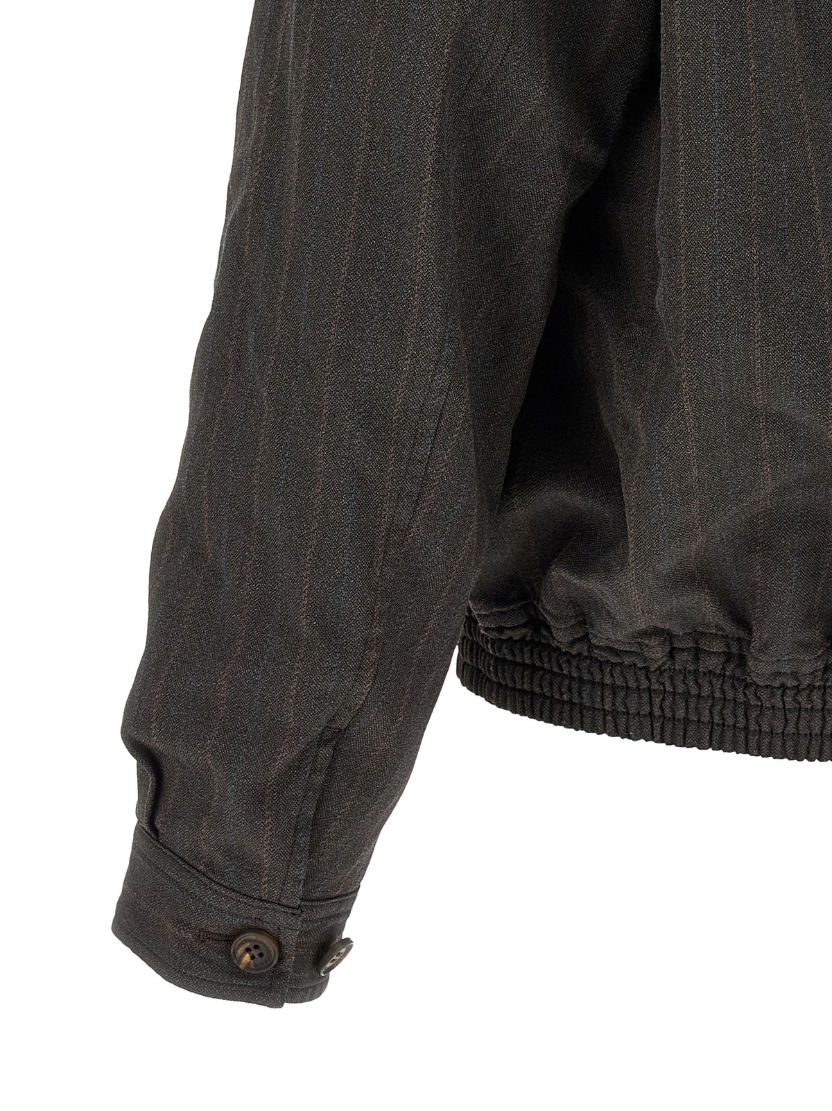 Brown Technical Bomber Jacket