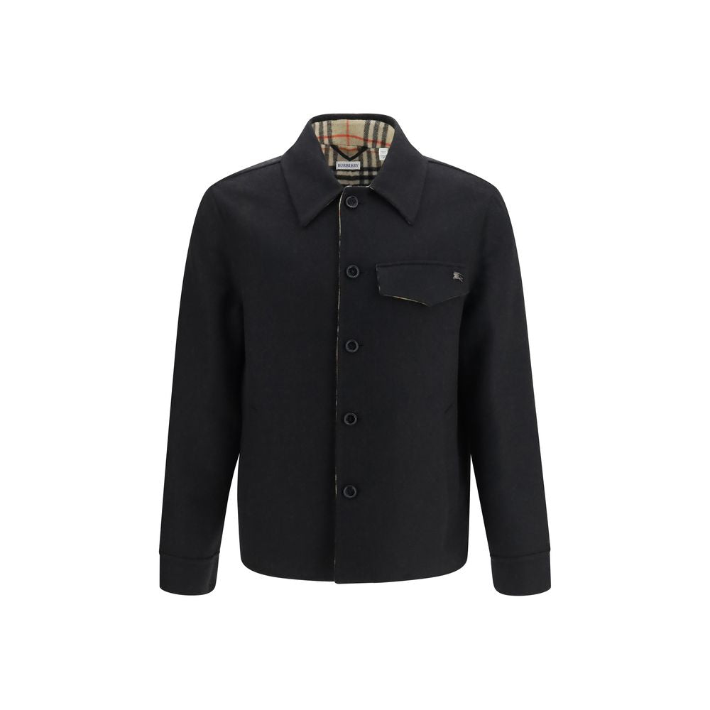 Double-Face Merino Wool Herringbone Jacket