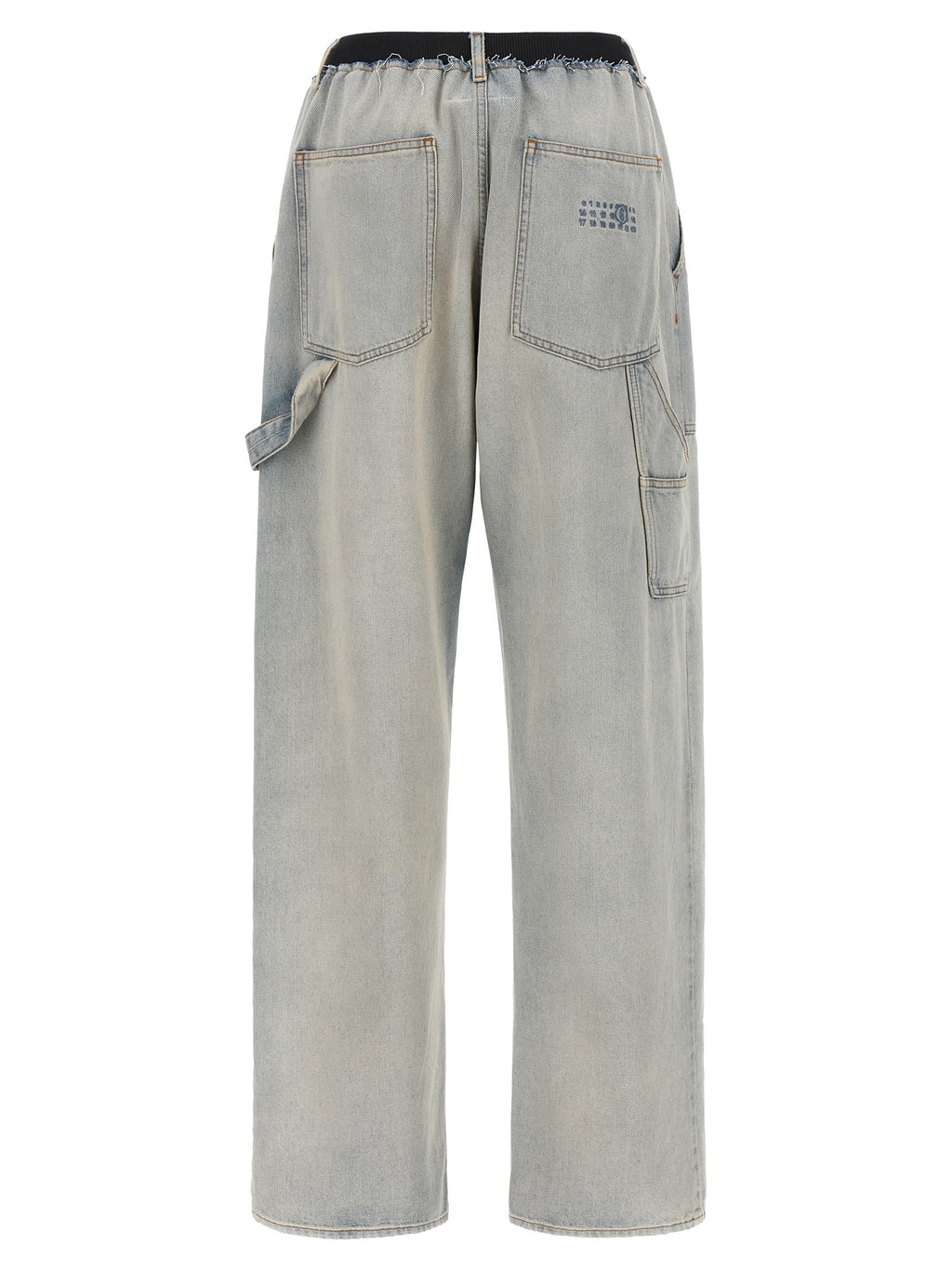 Light Blue Cotton Relaxed Fit Jeans