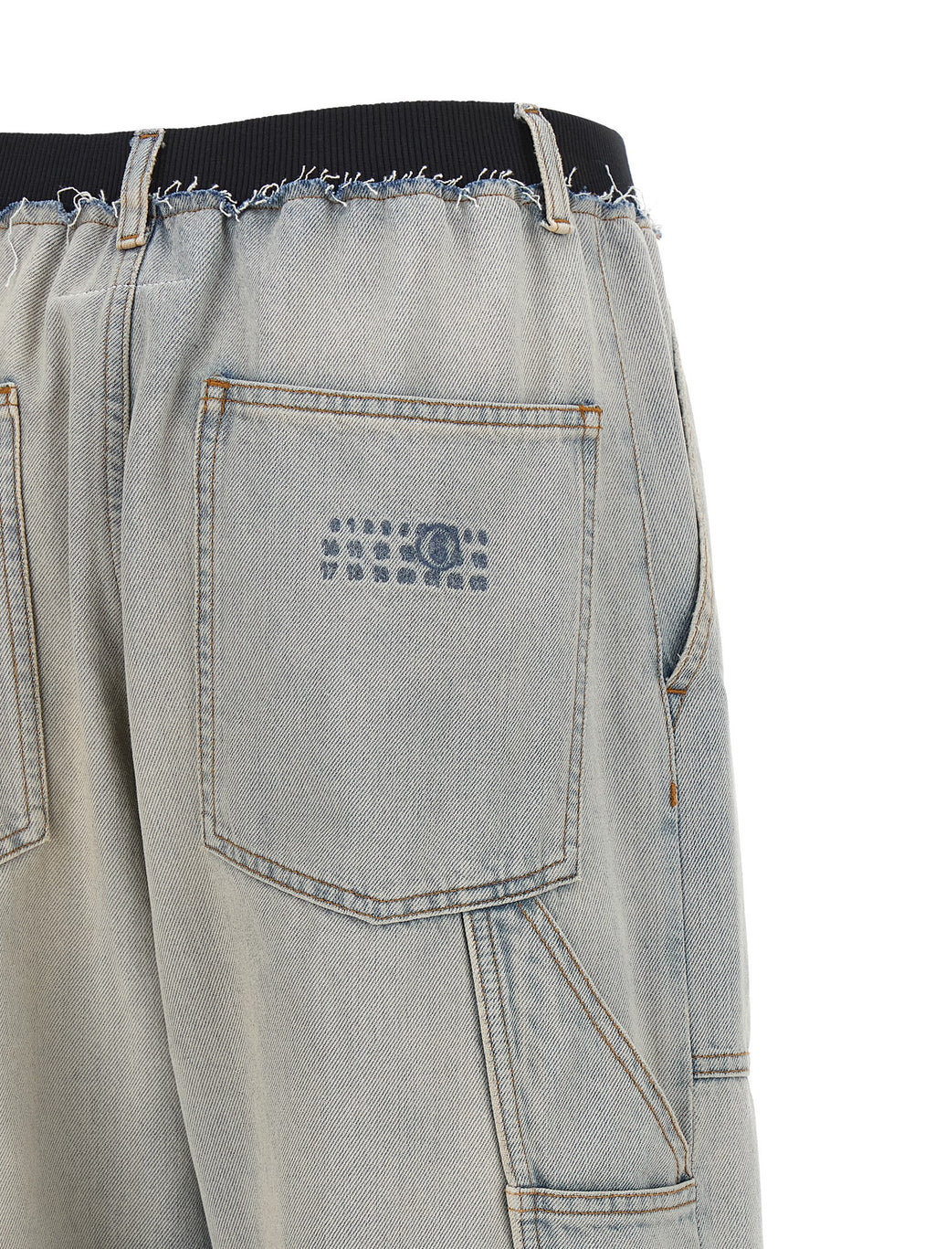 Light Blue Cotton Relaxed Fit Jeans