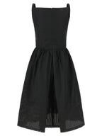 Silk Blend Sunday Midi Dress