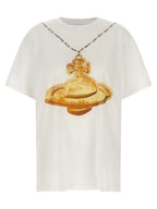 White Cotton Gold Orb Classic T-Shirt