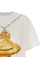 White Cotton Gold Orb Classic T-Shirt