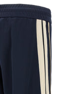 Navy Polyester Joggers