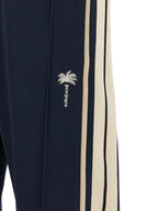 Navy Polyester Joggers
