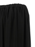 Fluid Black Wool Trousers