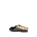 Padded Calf Leather Sabots