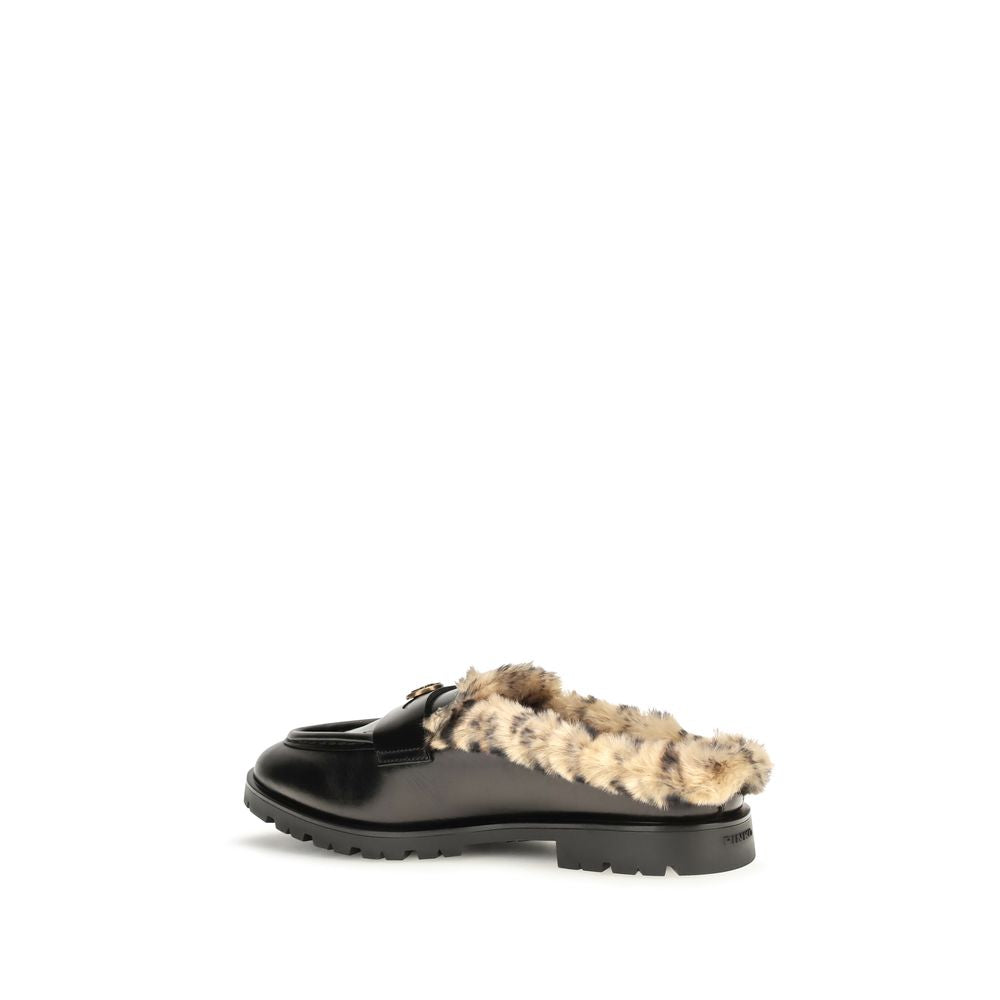 Padded Calf Leather Sabots
