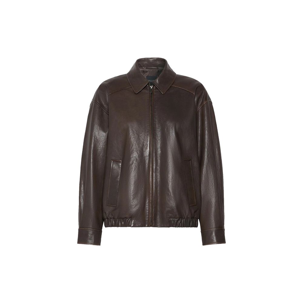 Brown Lamb Leather Jacket