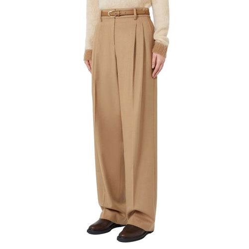 Brown Virgin Wool Trousers