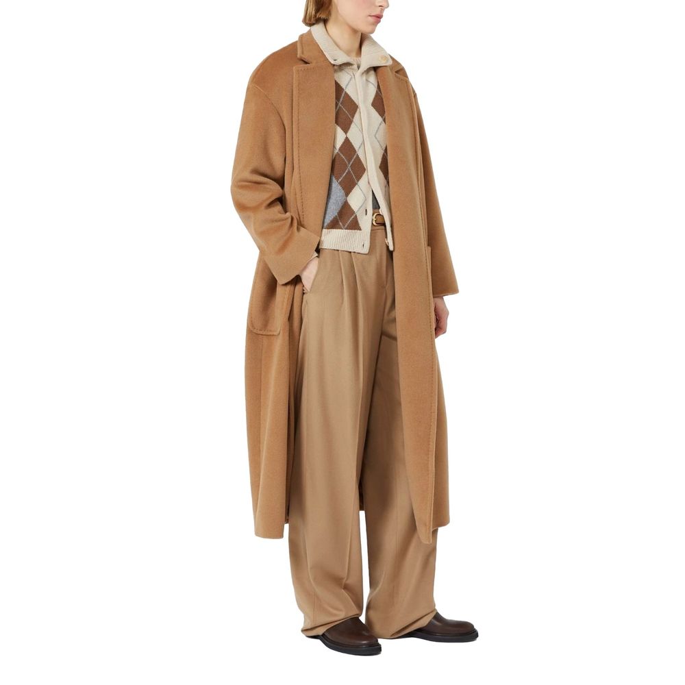 Brown Virgin Wool Trousers