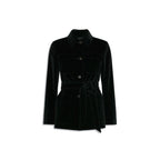 Full-Length Cotton Belted Jacket