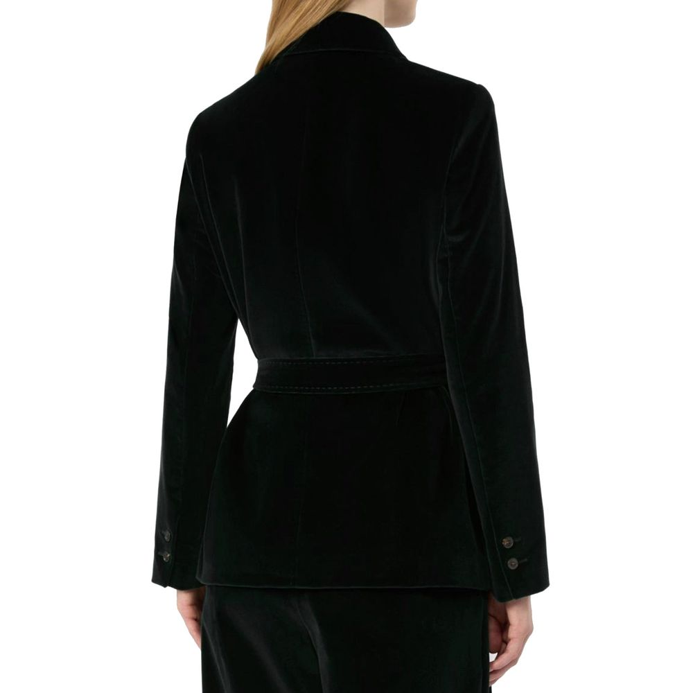 Full-Length Cotton Belted Jacket