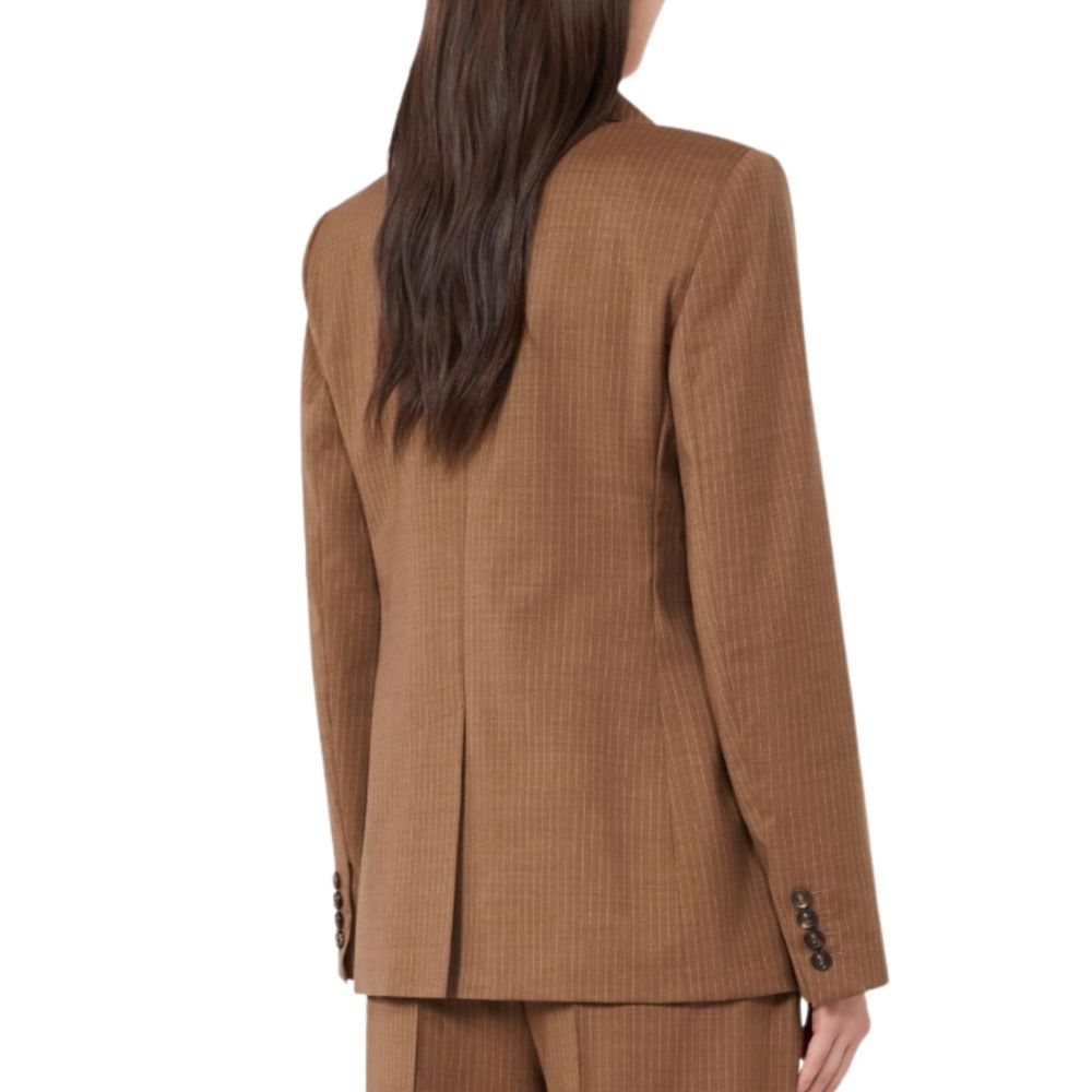 Virgin Wool Double‑Breasted Blazer