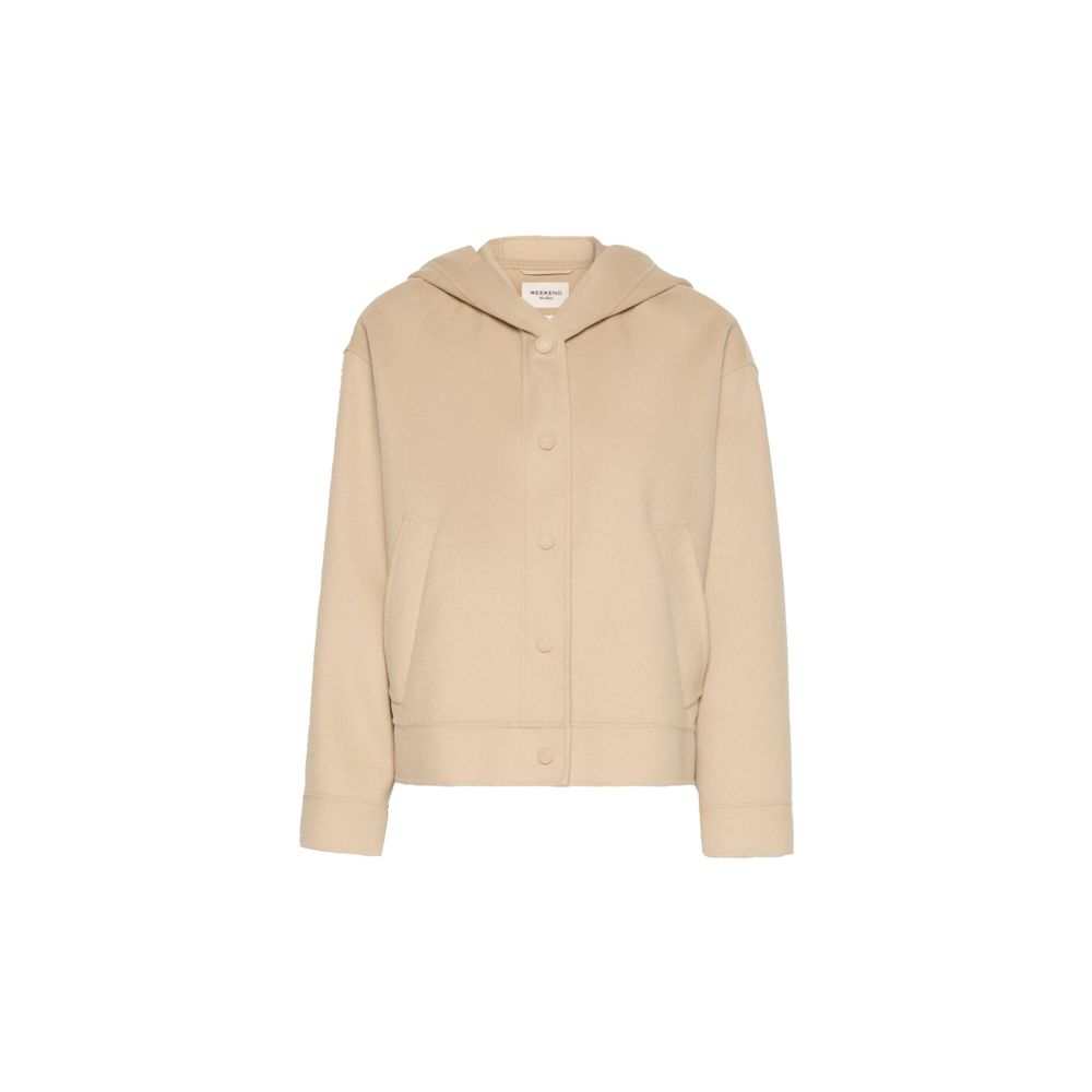 Virgin Wool & Polyamide Loose Fit Shell Jacket