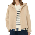 Virgin Wool & Polyamide Loose Fit Shell Jacket
