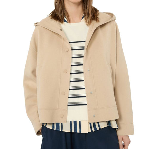 Virgin Wool & Polyamide Loose Fit Shell Jacket