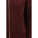 Ottoman Milano Stitch 4‑Bar Bomber Jacket in Merino Wool & Linen
