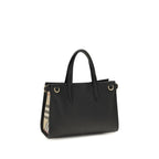 Small Cotswolds Check Grained Calf Leather Tote