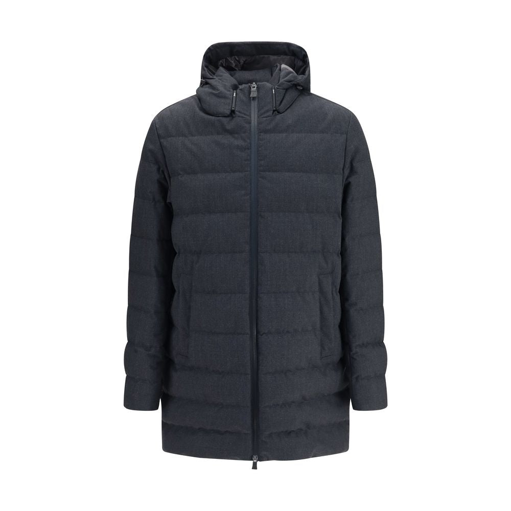 Padded Hooded Overcoat