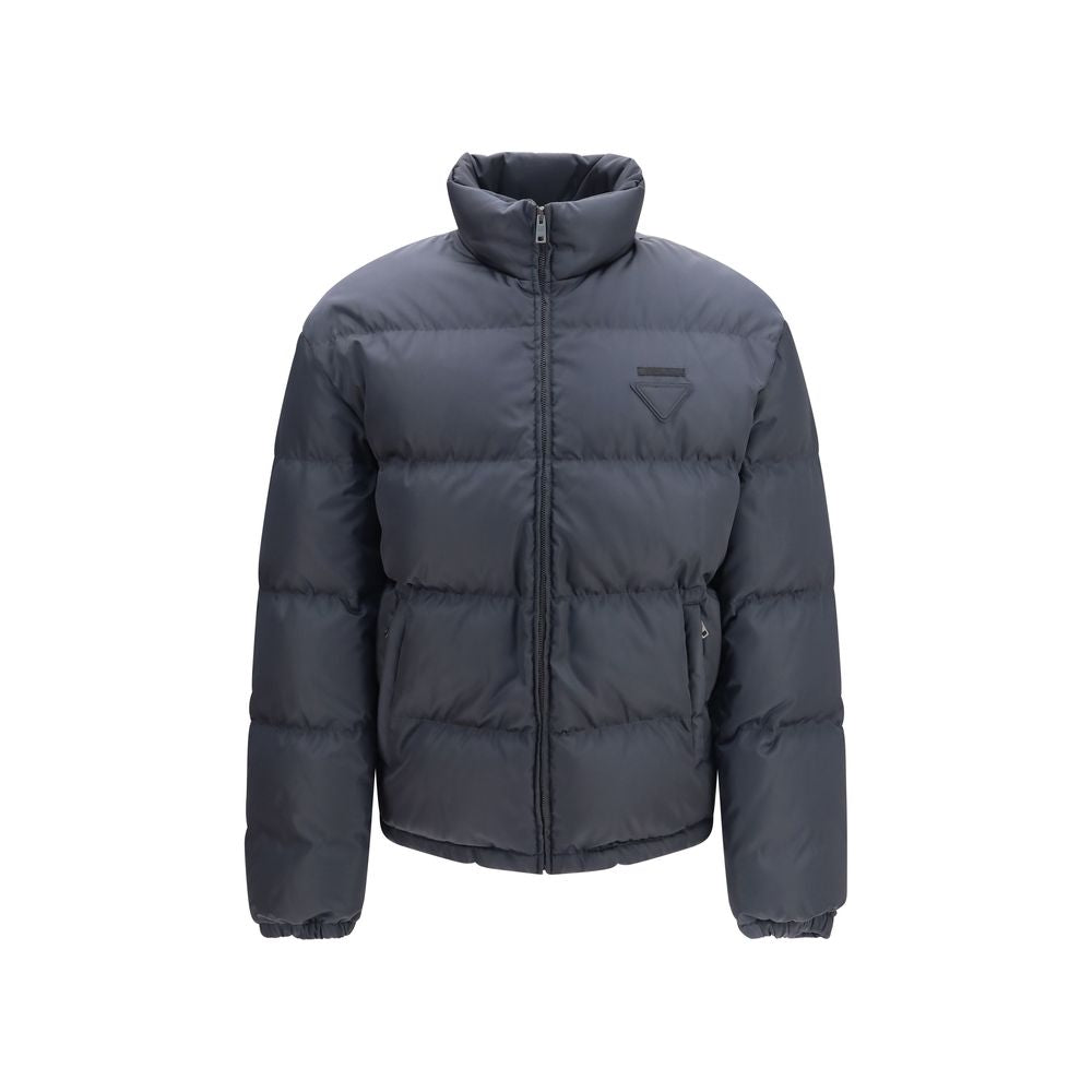 Polyamide High-Neck Padded Full-Length Jacket
