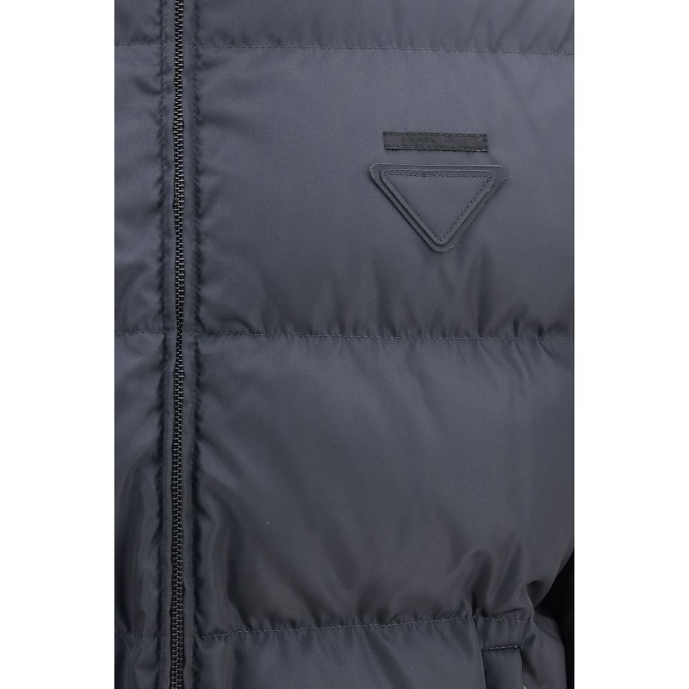 Polyamide High-Neck Padded Full-Length Jacket