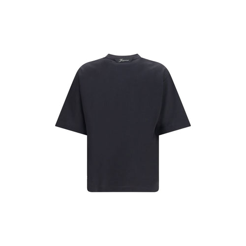 Paper-Effect Jersey Rond Carré T-Shirt