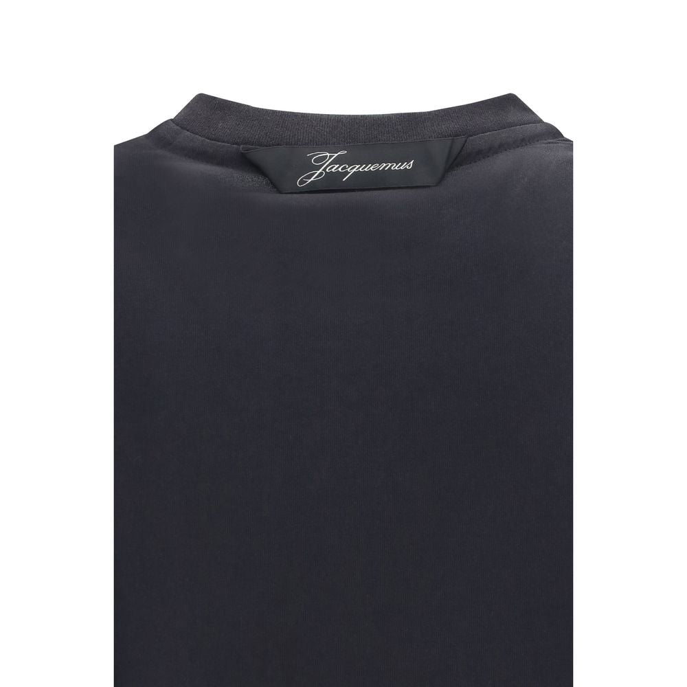 Paper-Effect Jersey Rond Carré T-Shirt