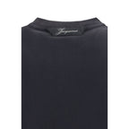Paper-Effect Jersey Rond Carré T-Shirt