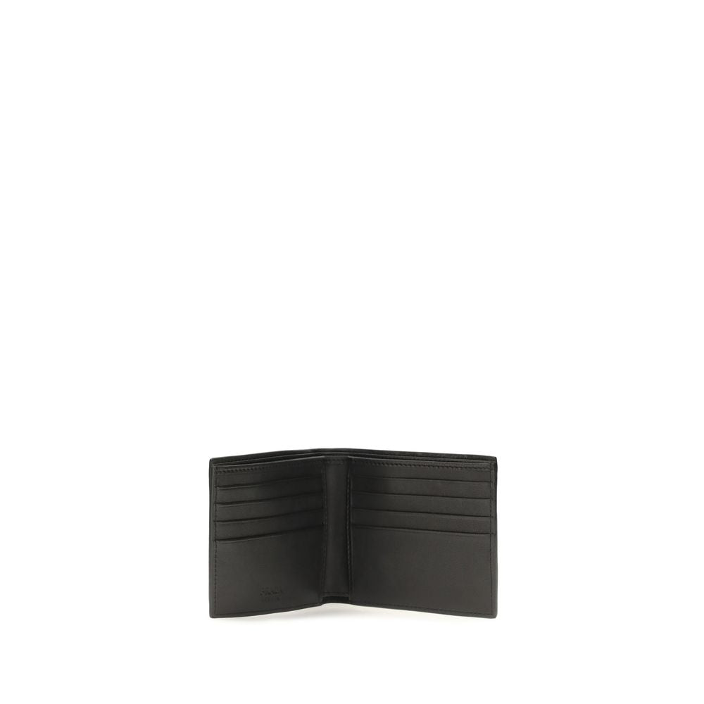 Compact Calfskin Antiqued Wallet
