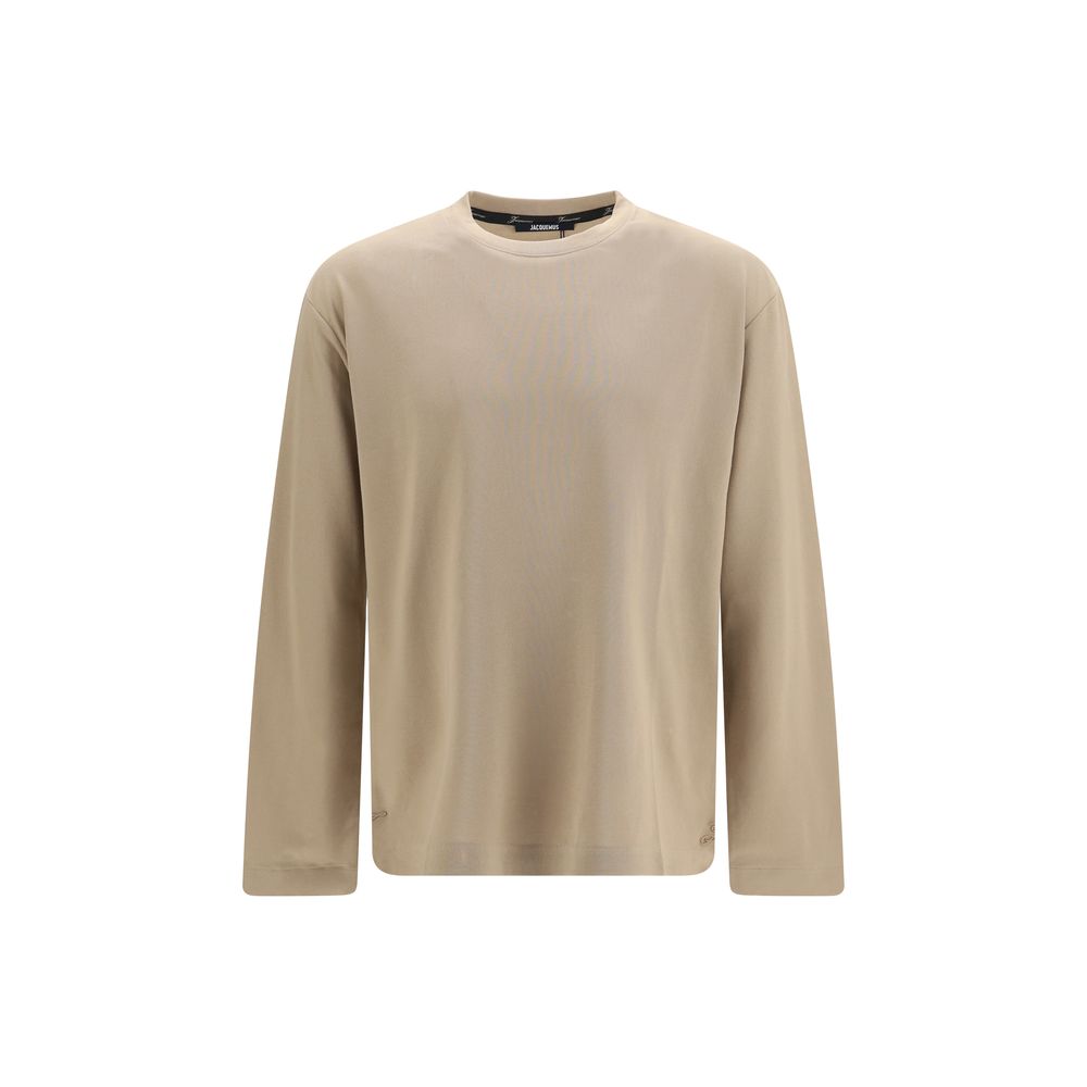 Rond Carré Paper-Effect Long Sleeve T-Shirt