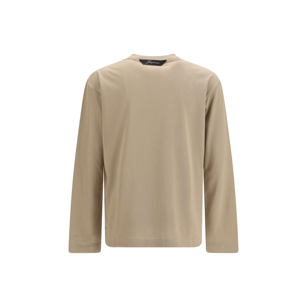 Rond Carré Paper-Effect Long Sleeve T-Shirt