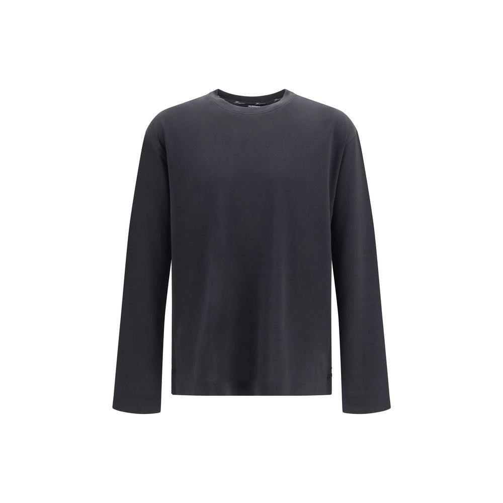 Rond Carré Paper-Effect Jersey Long Sleeve T-Shirt