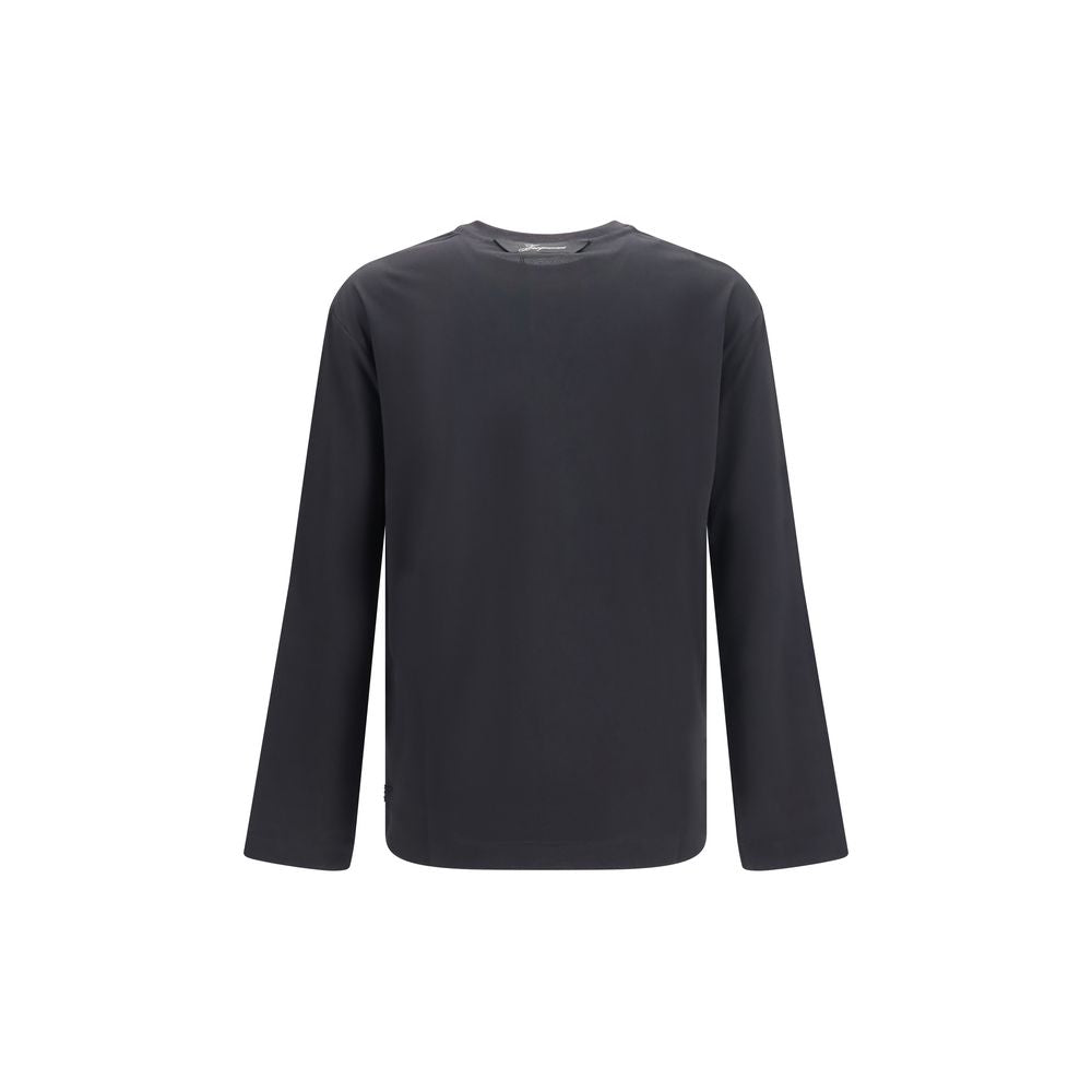 Rond Carré Paper-Effect Jersey Long Sleeve T-Shirt