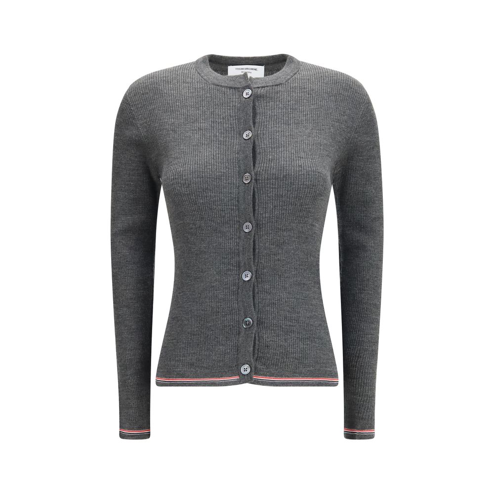 Ribbed Merino Wool Cardigan