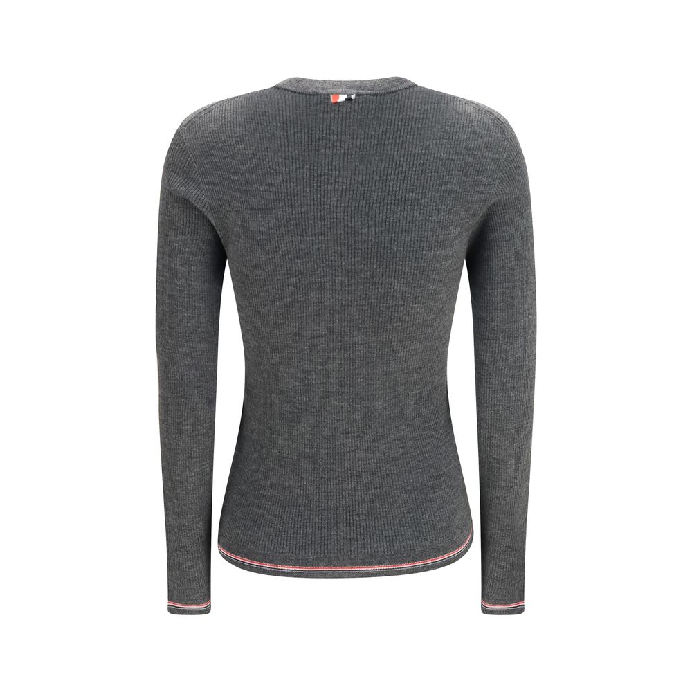 Ribbed Merino Wool Cardigan