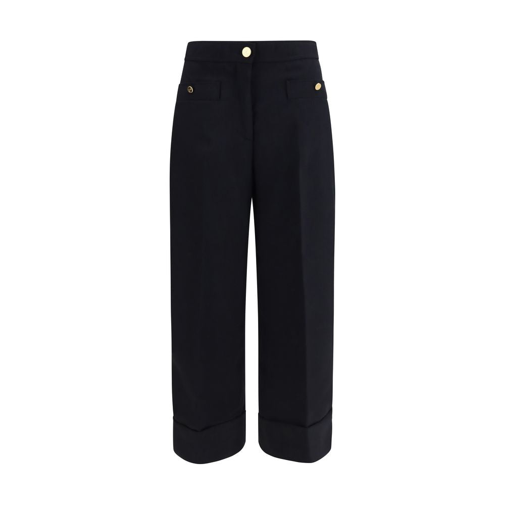 Blue Aries Wool Hopsack Suit Pants